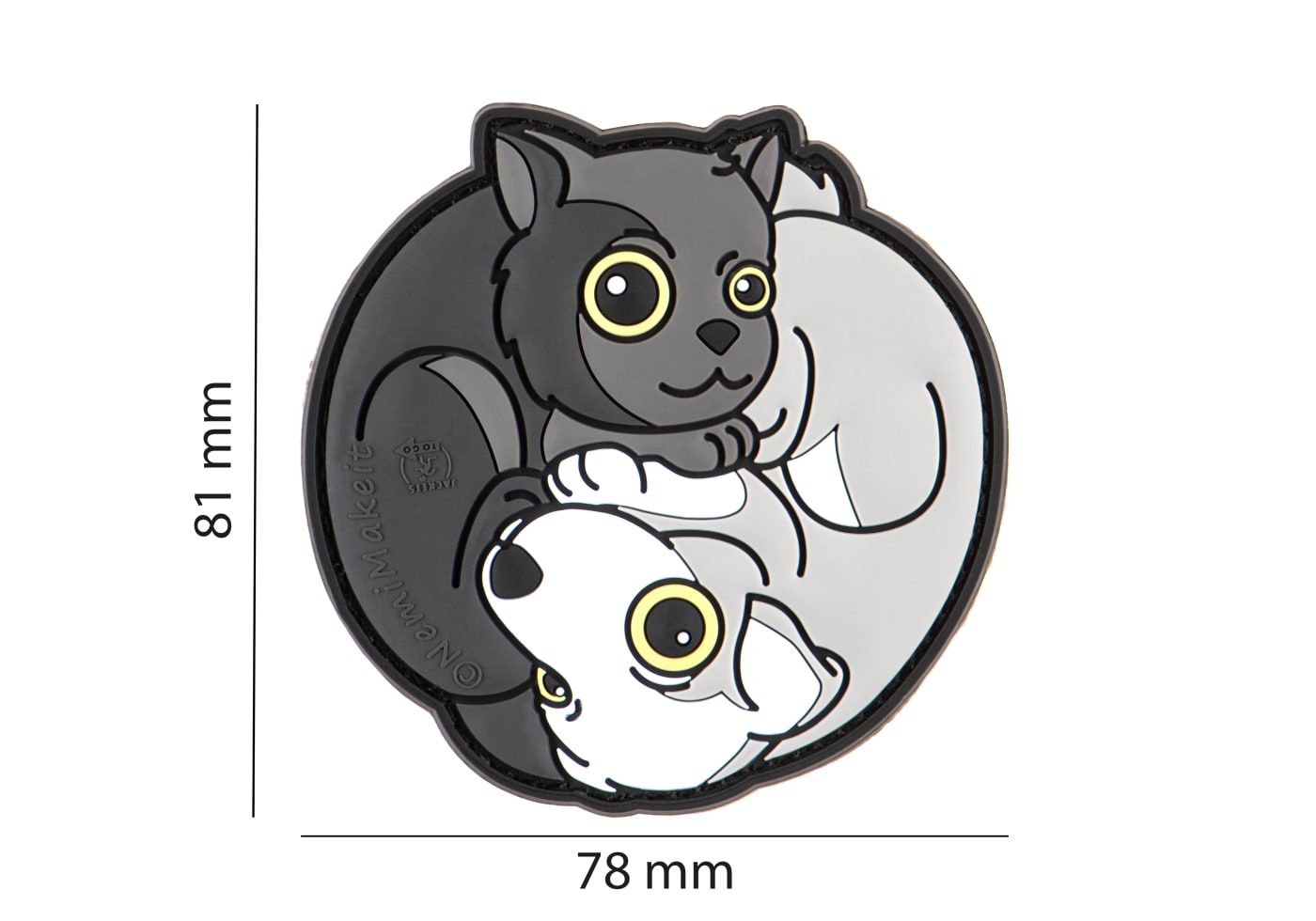 JTG Yin & Yan Cat Patch