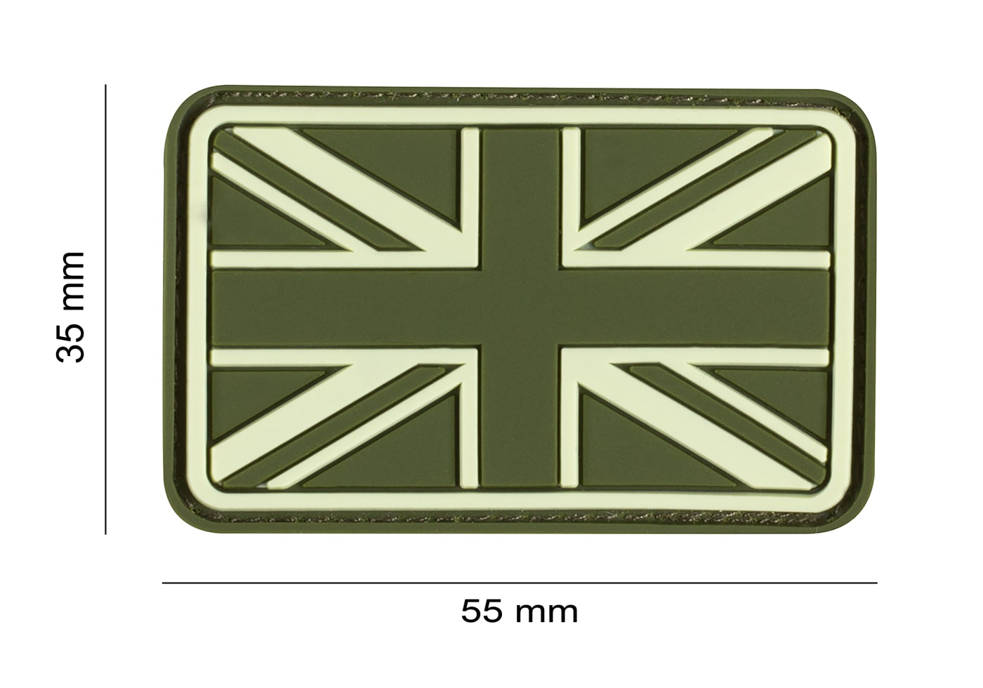 JTG Small Great Britain Flag Rubber Patch