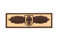 JTG SOF Skull Badge Rubber Patch