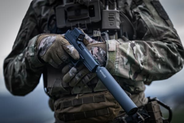 Clawgear Shockwave Pistol Suppressor 9mm 1/2