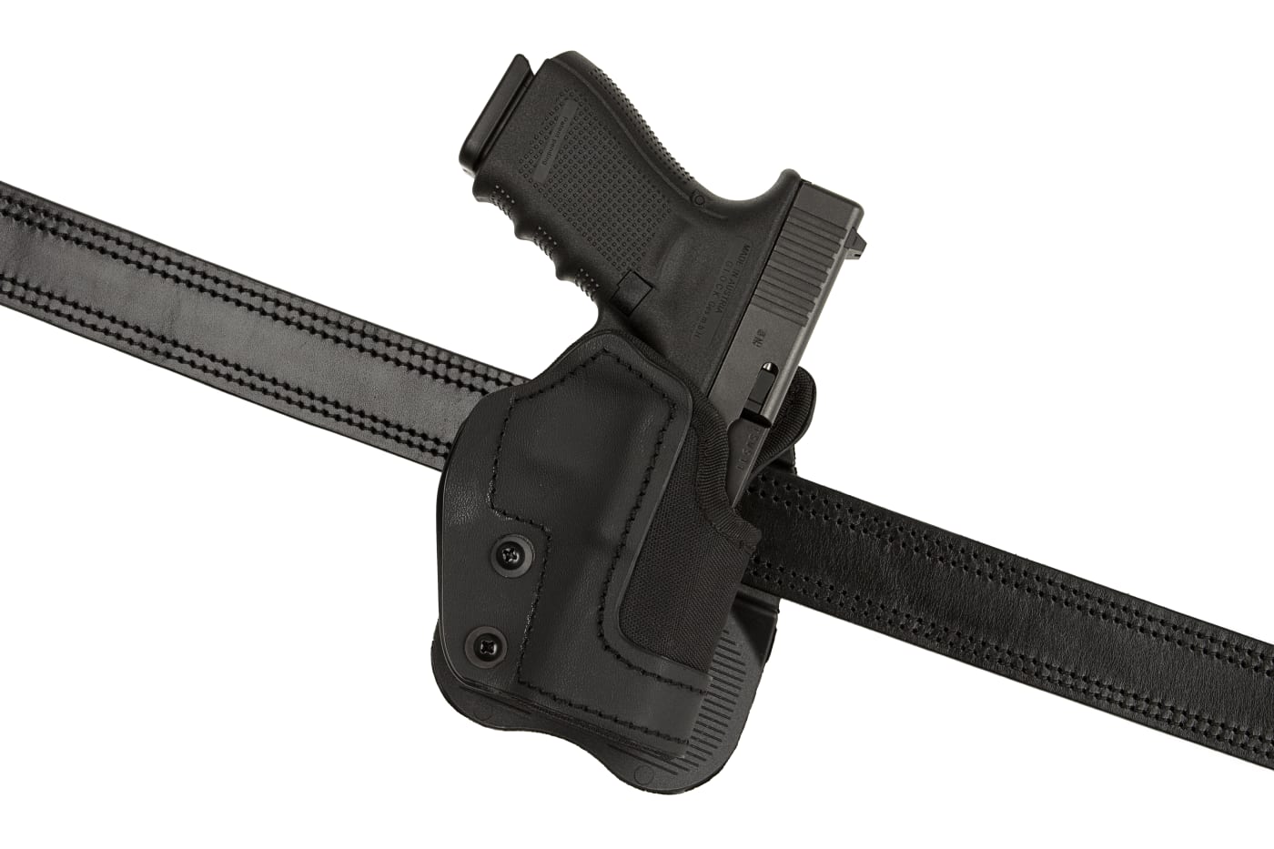 Frontline KNG Open Top Holster für Glock 19 Paddle