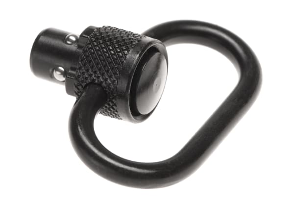 Leapers Heavy Duty Steel Push Button QD Sling Swivel 1.4 Inch