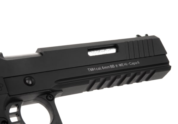 WE Hi-Capa 6 Force A Silver Barrel Full Metal GBB