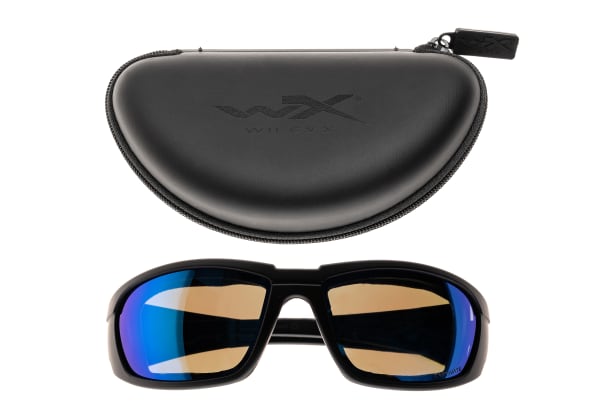 Wiley X WX Boss Captivate Polarized Blue Mirror
