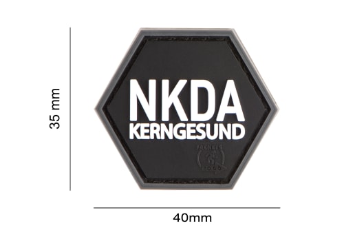 JTG NKDA Kerngesund Hexagon Rubber Patch