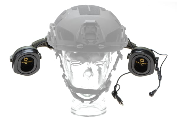 Earmor M32X Plus Hearing Protection Set for ARC Helmet Rails