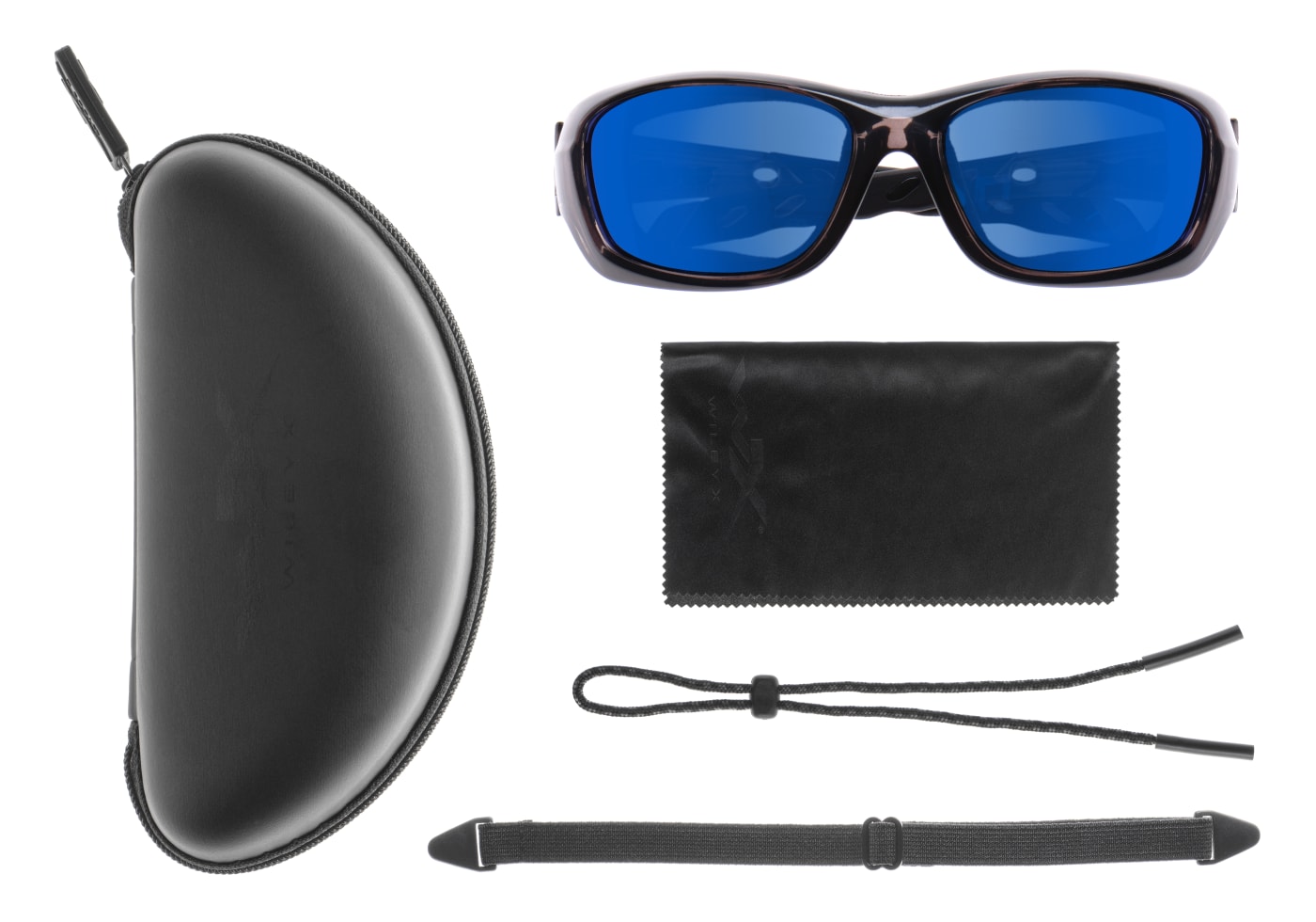 Wiley X WX Gravity Captivate Polarized Blue Mirror