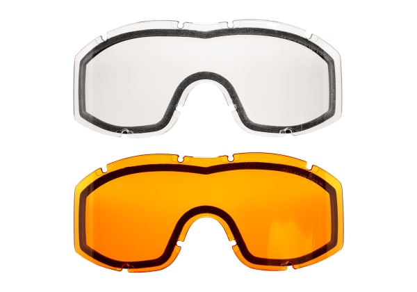 SwissEye F-Tac Goggles Arctic Smoke / Orange / Clear