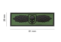 JTG SOF Skull Badge Rubber Patch