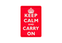 JTG Keep Calm Rubber Patch