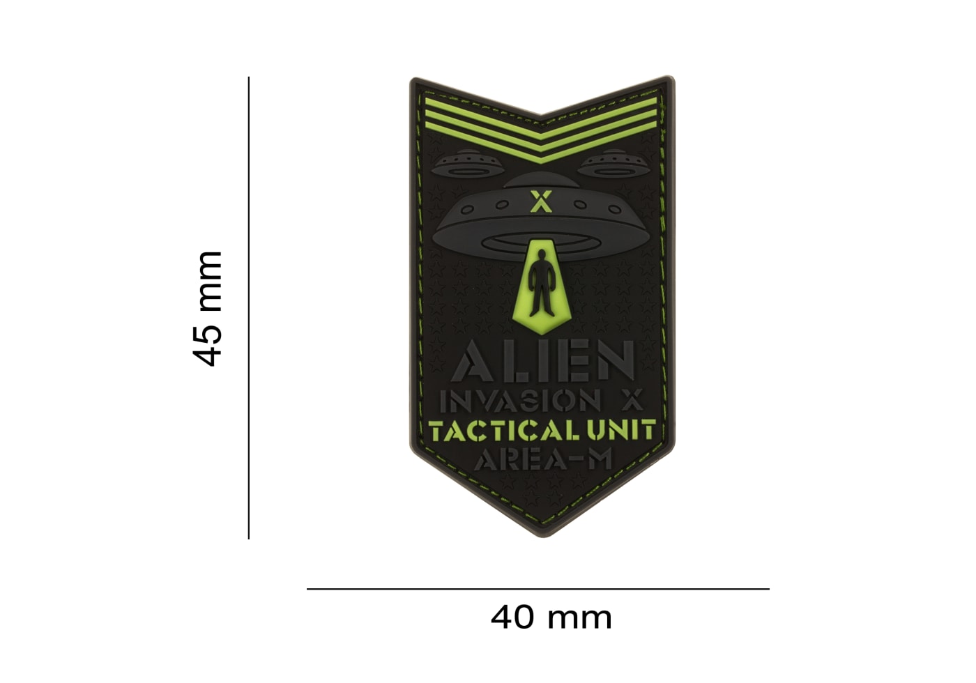 JTG Alien Invasion Tactical Unit Rubber Patch