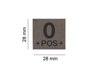 Clawgear 0 Pos Bloodgroup Patch