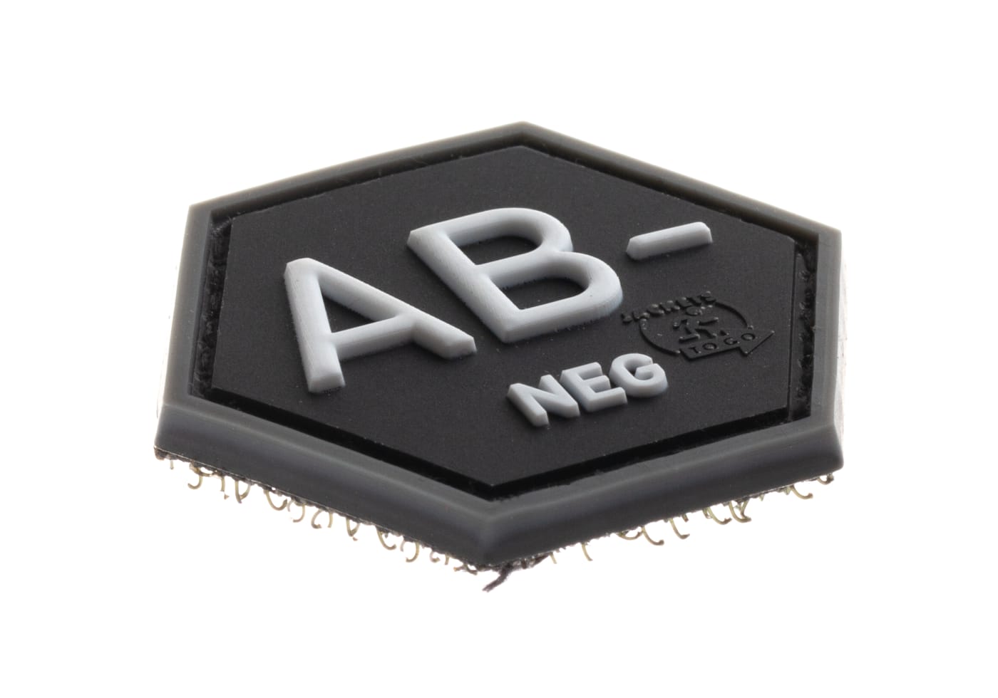 JTG Bloodgroup Hexagon Rubber Patch AB Neg