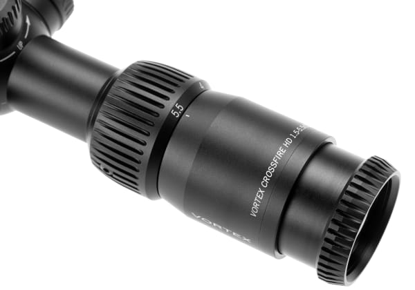 Vortex Optics Crossfire HD 1.5-5.5x32 SFP Illuminated Dead-Hold 2A BDC MOA Scout Scope