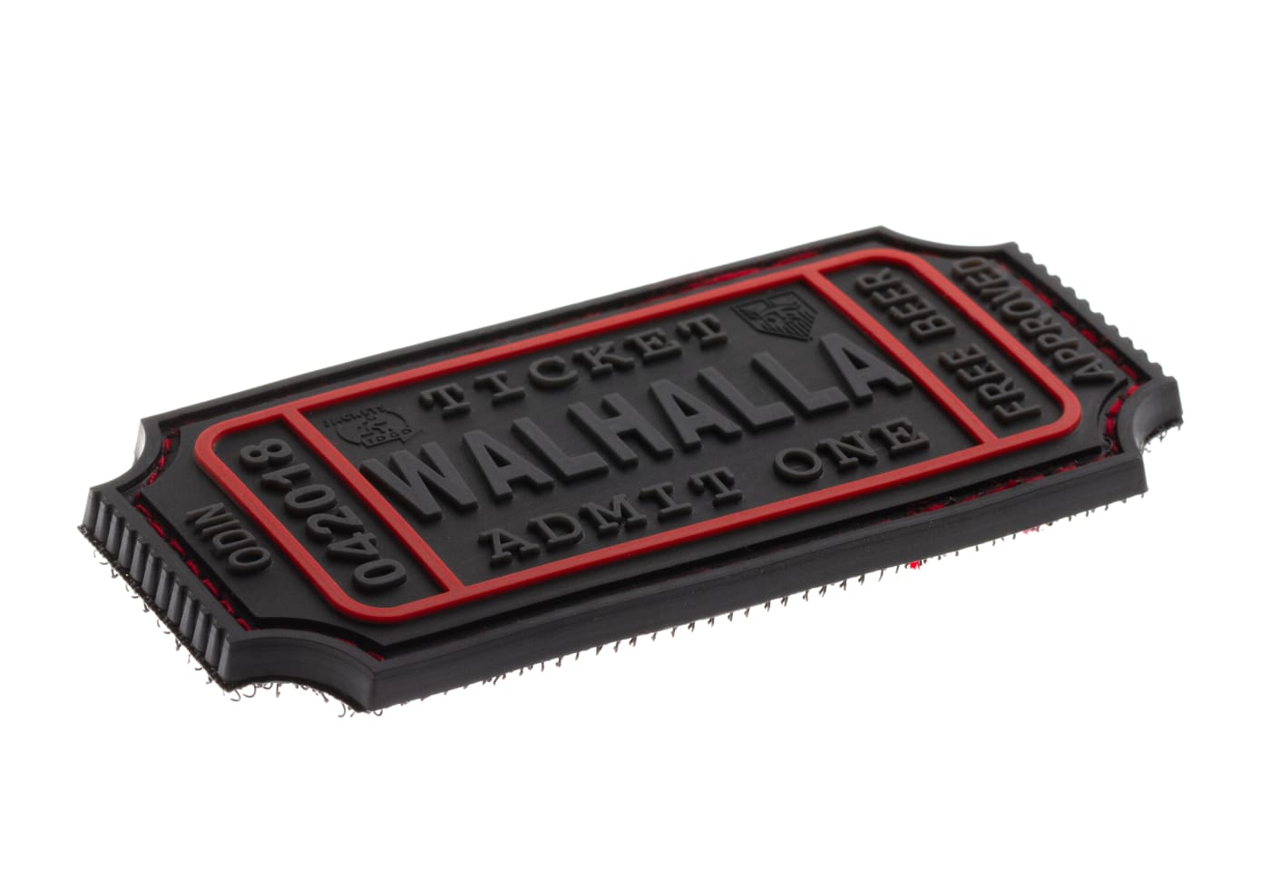 JTG Large Walhalla Ticket Rubber Patch