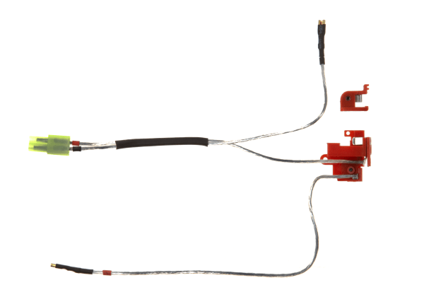 King Arms Silver Cord & Switches Set V2 Rear Wiring
