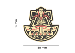 JTG Ghost Ship Skull Rubber Patch