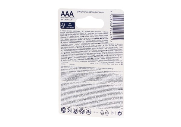 Varta AAA Rechargable 1000mAh 4pcs