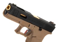 WE G-Force 17 BK Gold Barrel Metal Version GBB