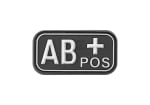 JTG Bloodtype Rubber Patch AB Pos