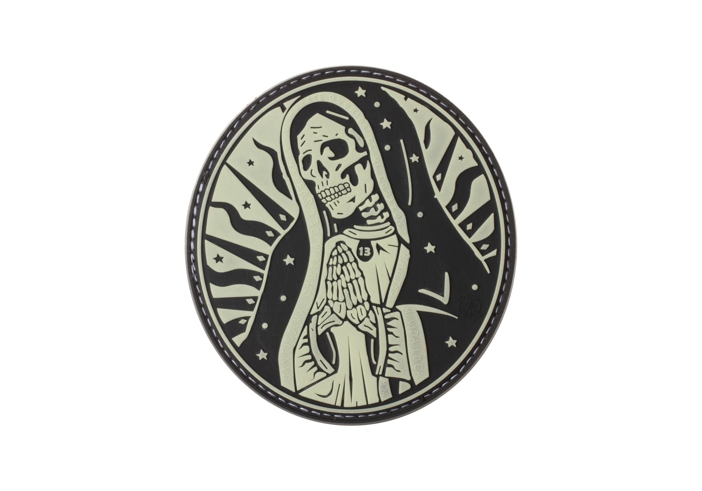JTG Santa Muerte Rubber Patch