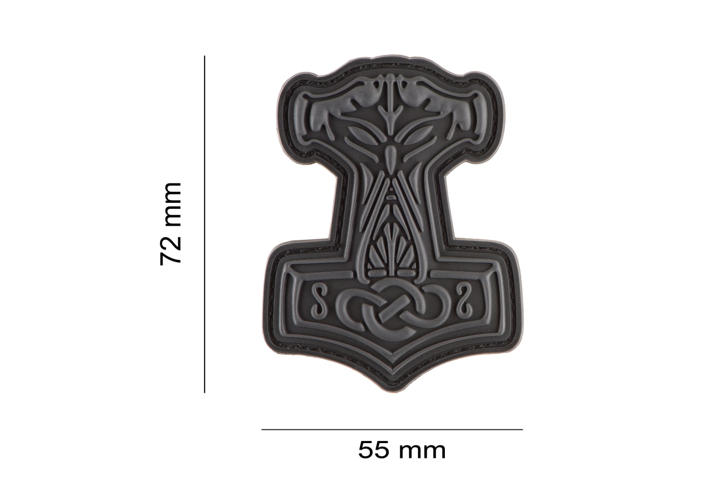 JTG Thors Hammer Rubber Patch