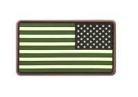 JTG US Flag Rubber Patch Reversed