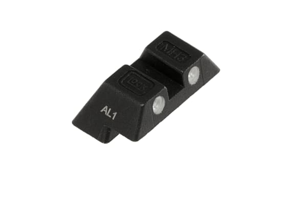 Glock Steel Rear Sight 6.5mm Fluorescent