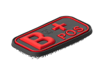 JTG Bloodtype Rubber Patch B Pos
