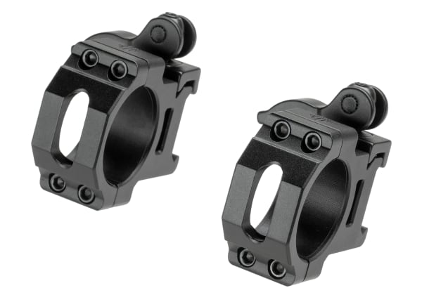 Leapers 30mm QD CNC Mount Rings Medium