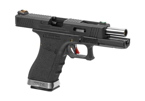 WE G-Force 18C BK Silver Barrel Metal Version GBB