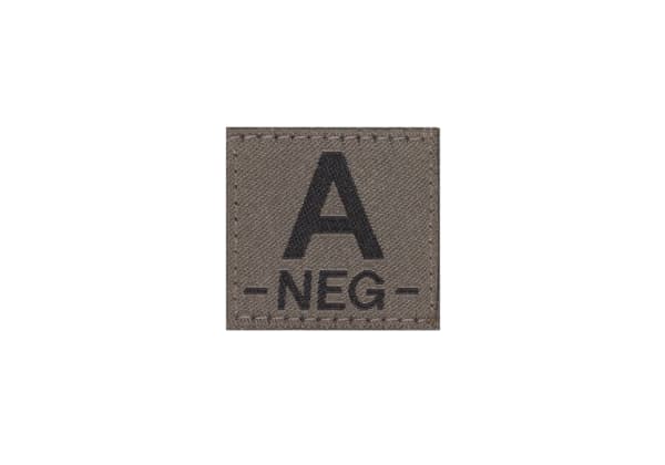 Clawgear A Neg Bloodgroup Patch