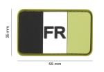 JTG France Flag Rubber Patch