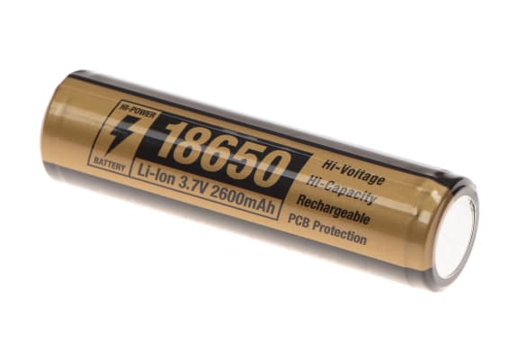 Clawgear 18650 Battery 3.7V 2600mAh