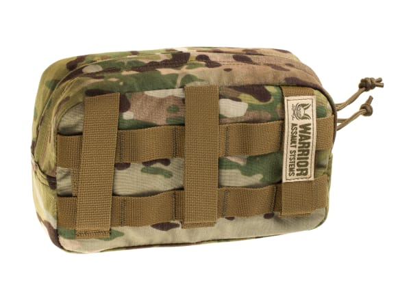 Warrior Medium Horizontal MOLLE Pouch Zipped