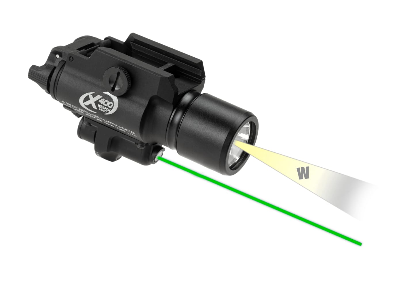 WADSN X400 Pistol Light / Laser Module Green