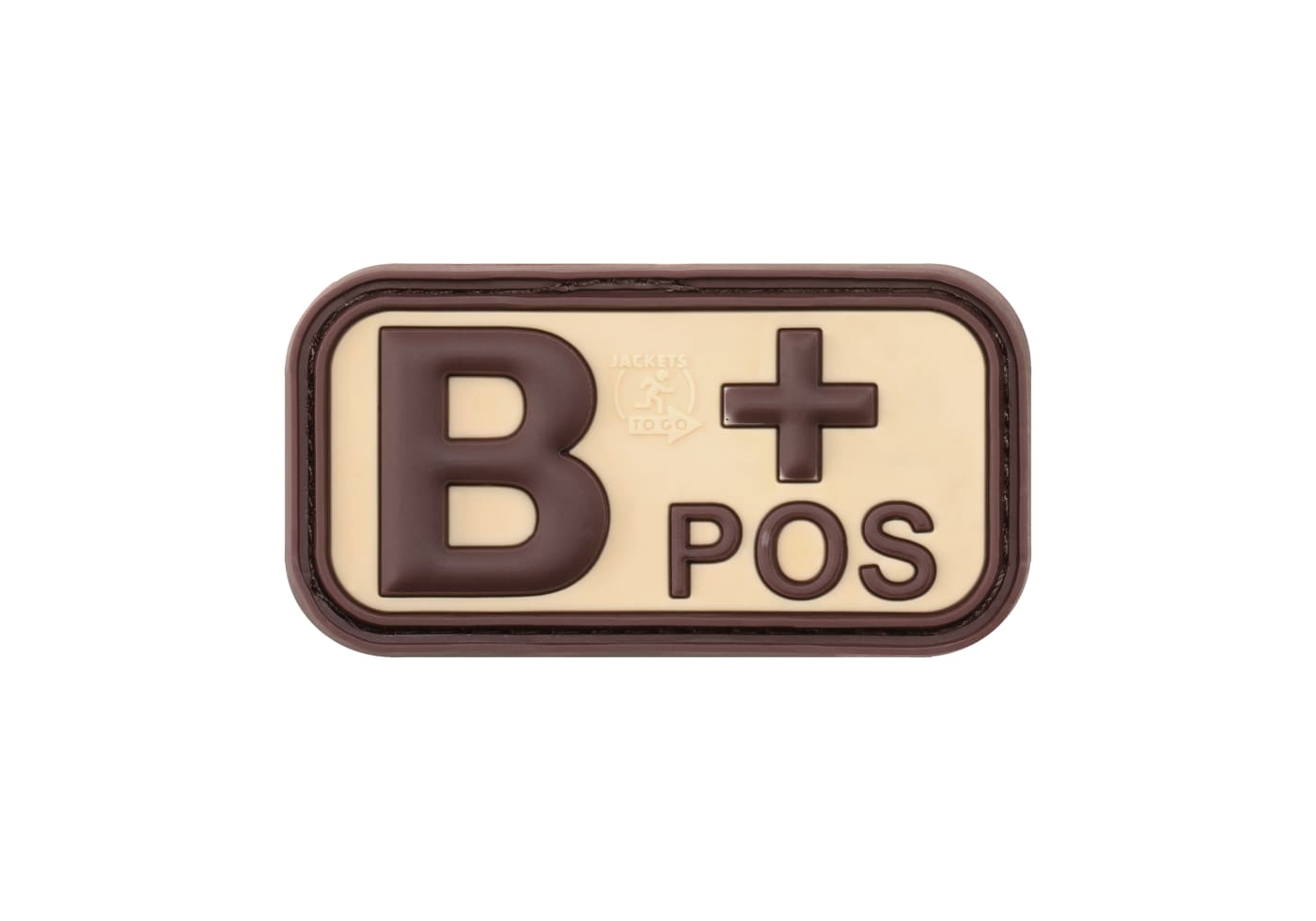 JTG Bloodtype Rubber Patch B Pos