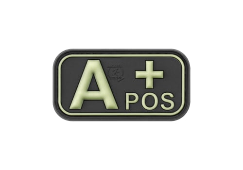 JTG Bloodtype Rubber Patch A Pos