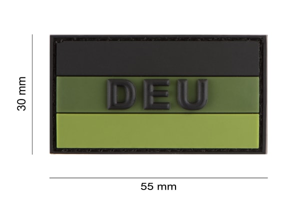 JTG Small German Flag Rubber Patch