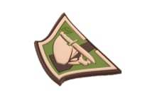 JTG Rebel Skull Rubber Patch