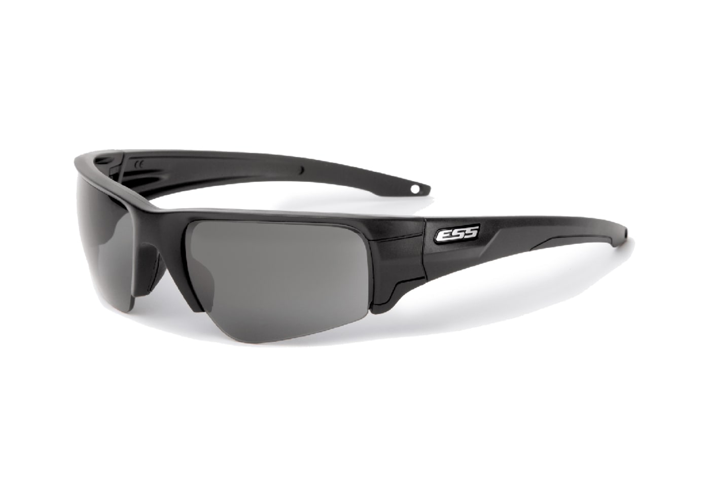ESS Crowbar Tactical Sunglasses Silver Logo Black Frame