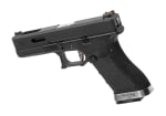 WE G-Force 17 BK Silver Barrel Metal Version GBB