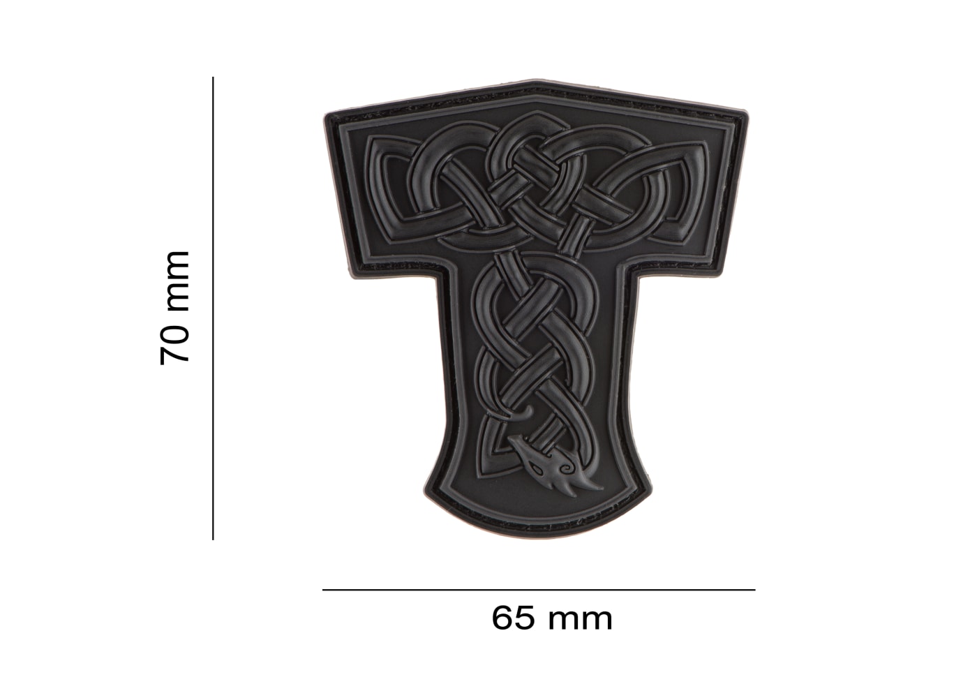 JTG Thors Hammer Dragon Rubber Patch
