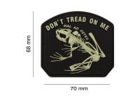 JTG Don't Tread on me Frog Rubber Patch