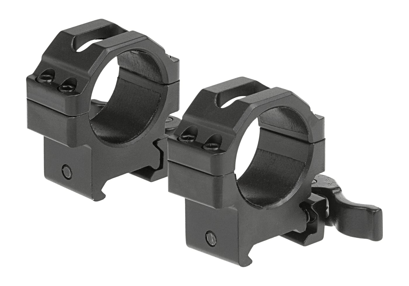 Leapers 30mm QD CNC Mount Rings Low