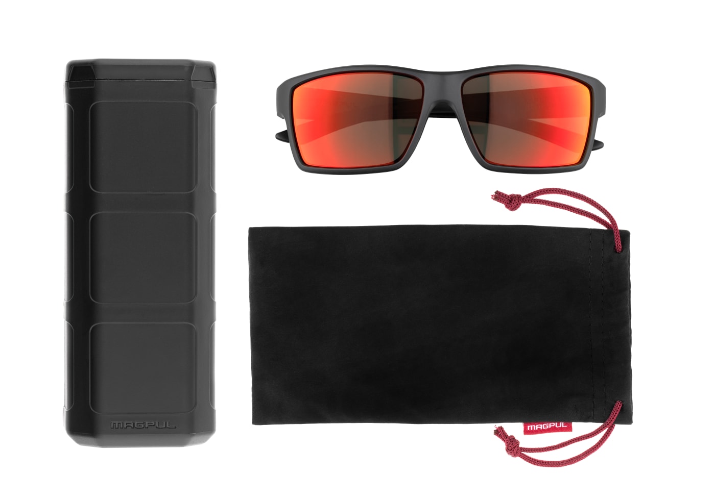 Magpul Explorer - Polarized - Black Frame / Gray Lens / Red Mirror