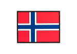 JTG Norway Flag Rubber Patch