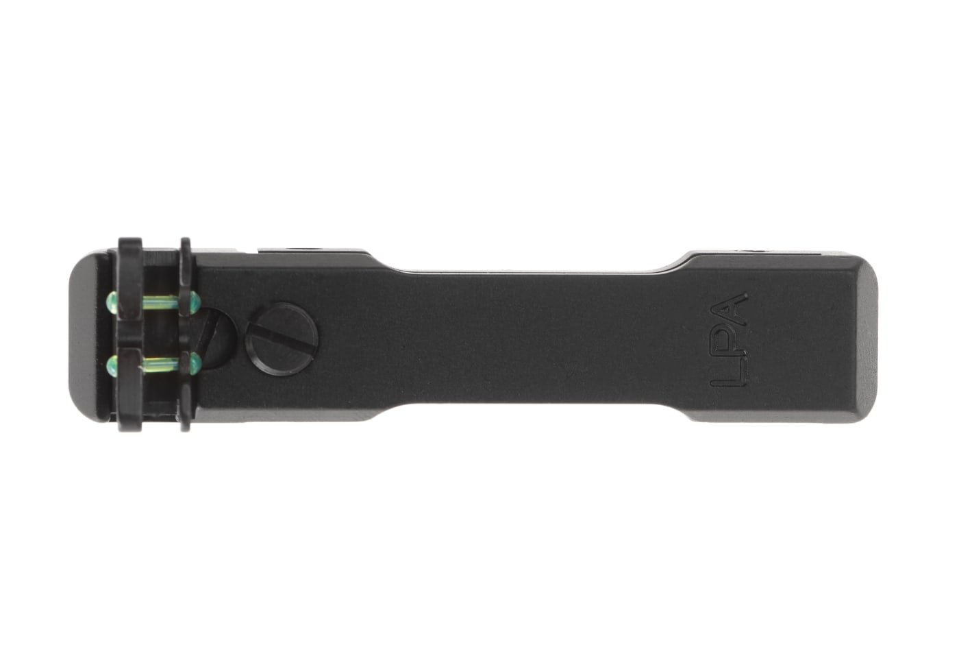 LPA Adjustable Fiber Optic Rear Sight for 6-8mm Shotgun Ribs