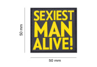 JTG Sexiest Man Alive Rubber Patch