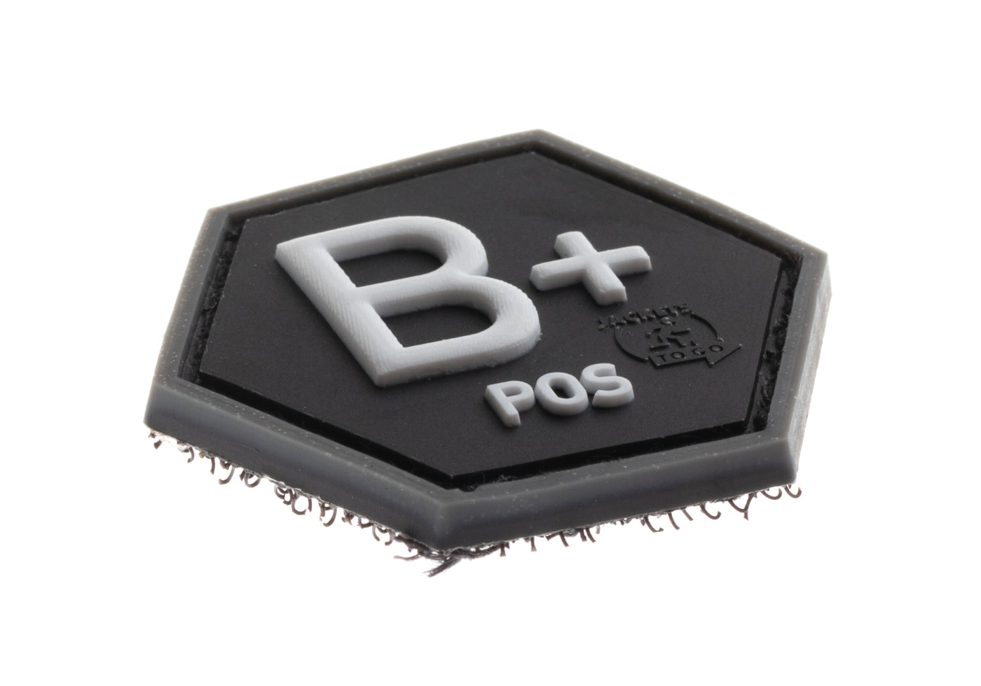JTG Bloodgroup Hexagon Rubber Patch B Pos